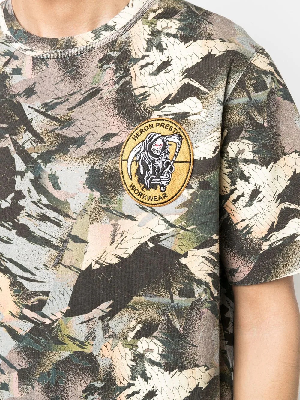 camouflage-print cotton T-shirt - 6