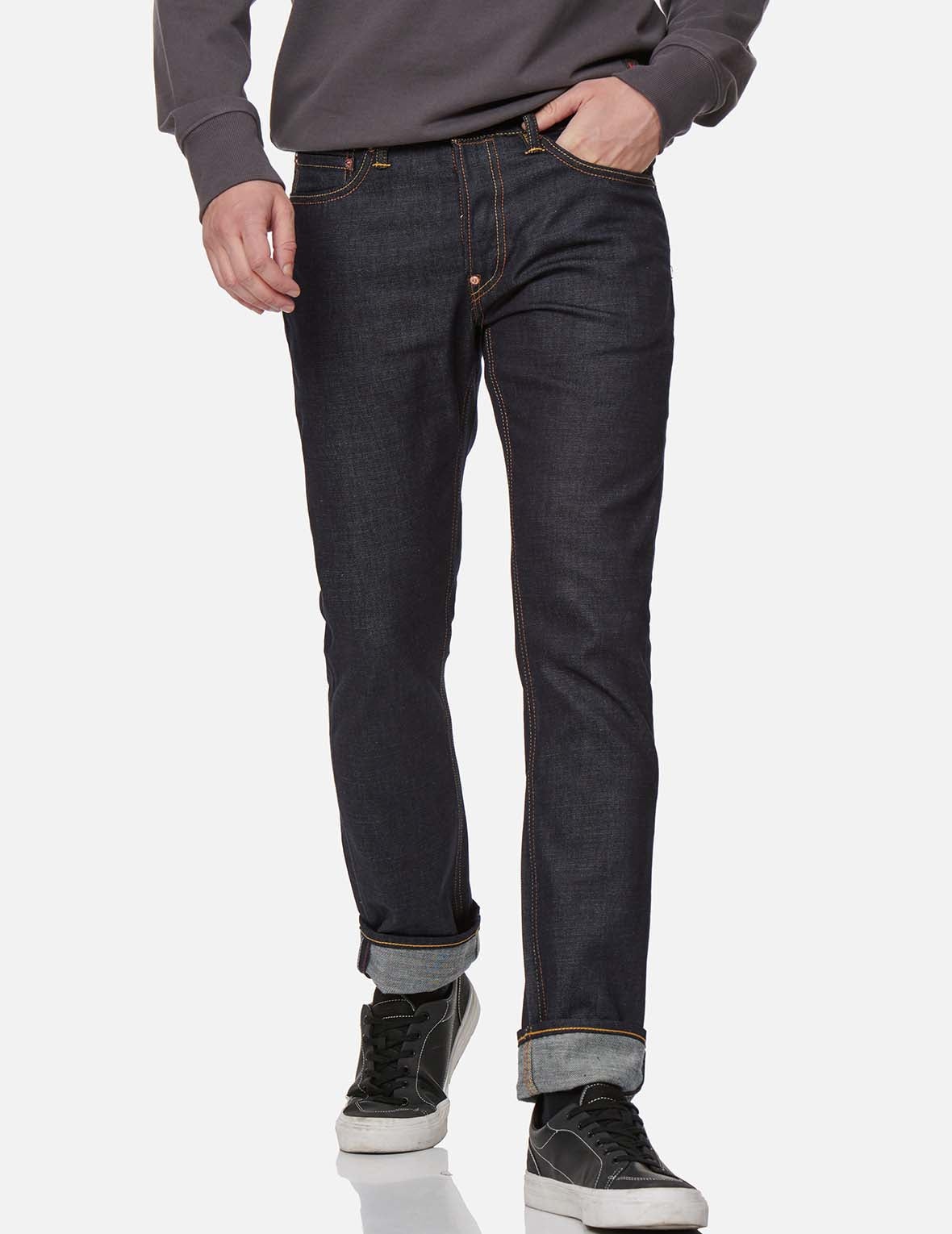Seagull and Godhead Print Slim Fit Jeans #2010 - 8