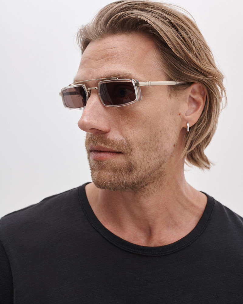 rag & bone David Rectangular Sunglasses outlook