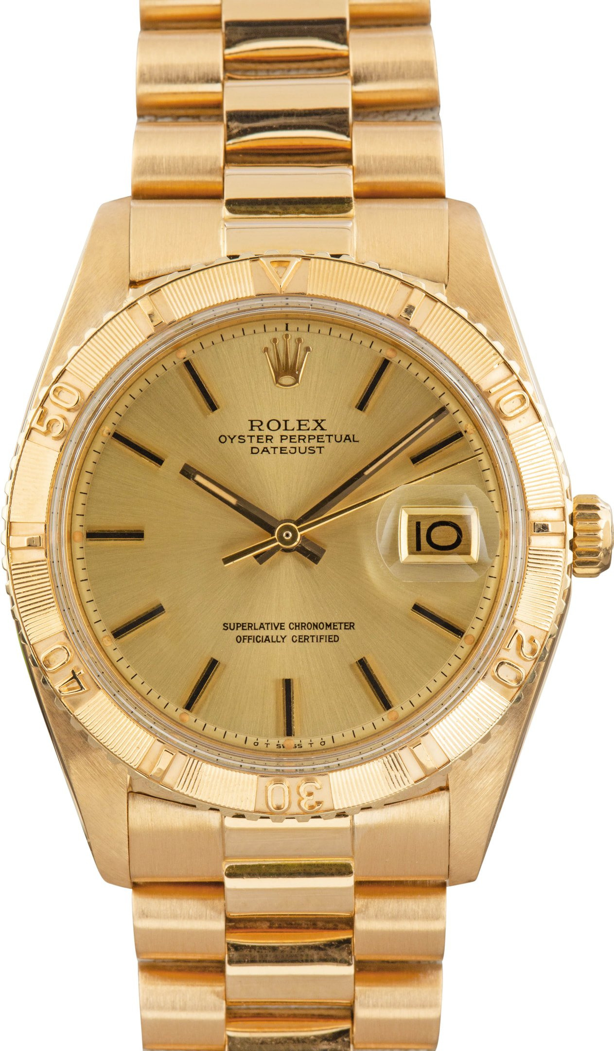 Rolex Datejust Thunderbird 1625 Yellow Gold - 1