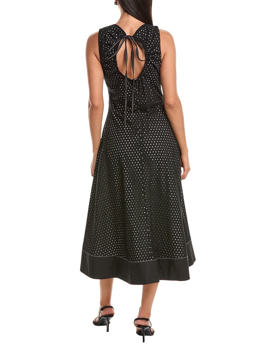 Proenza Schouler White Label Juno Eyelet Midi Dress - 2