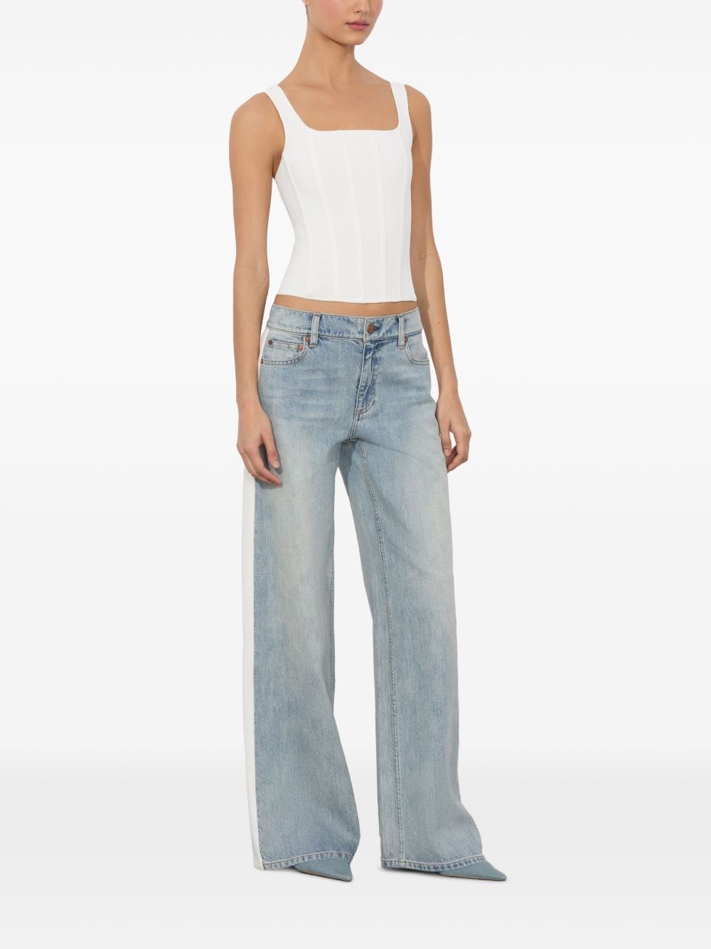 The Road Trip side-stripe jeans - 3