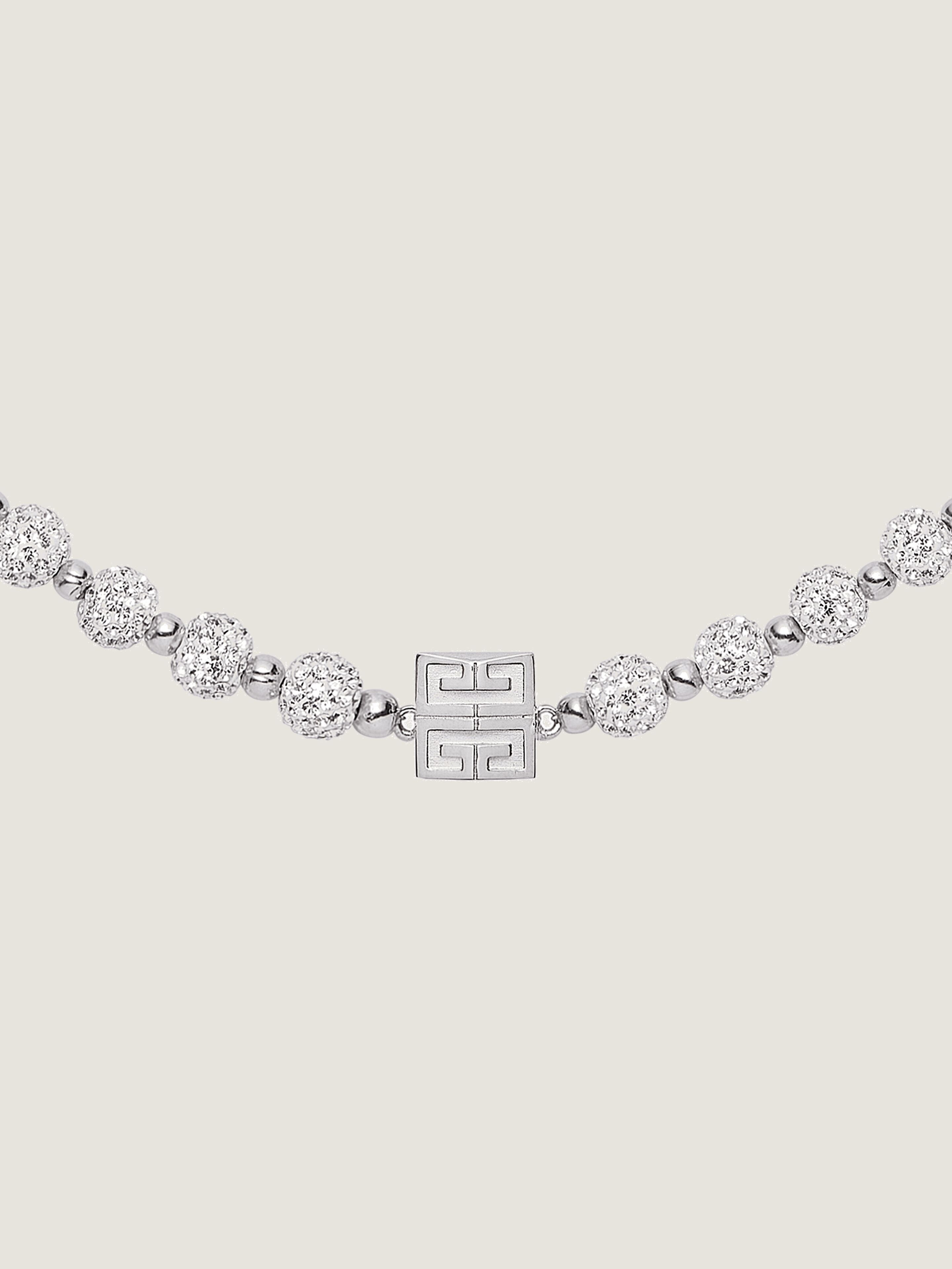 4G NECKLACE IN METAL WITH CRYSTALS - 2