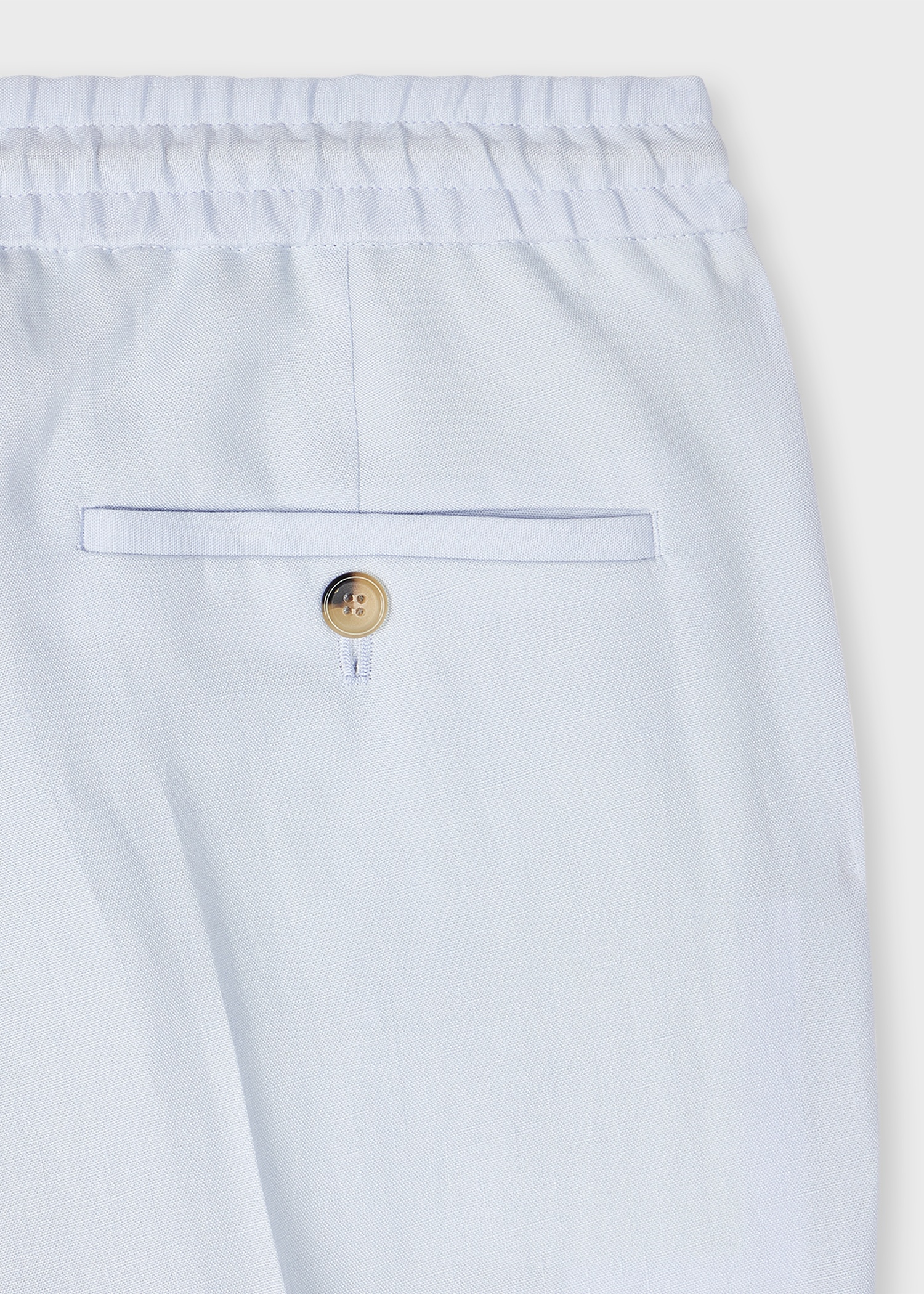 Pale Blue Linen Suit - 6