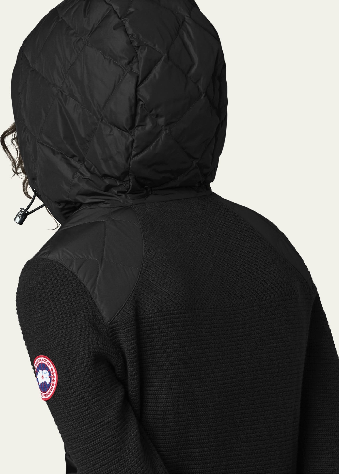 HyBridge Quilted Knit Hoodie - 3