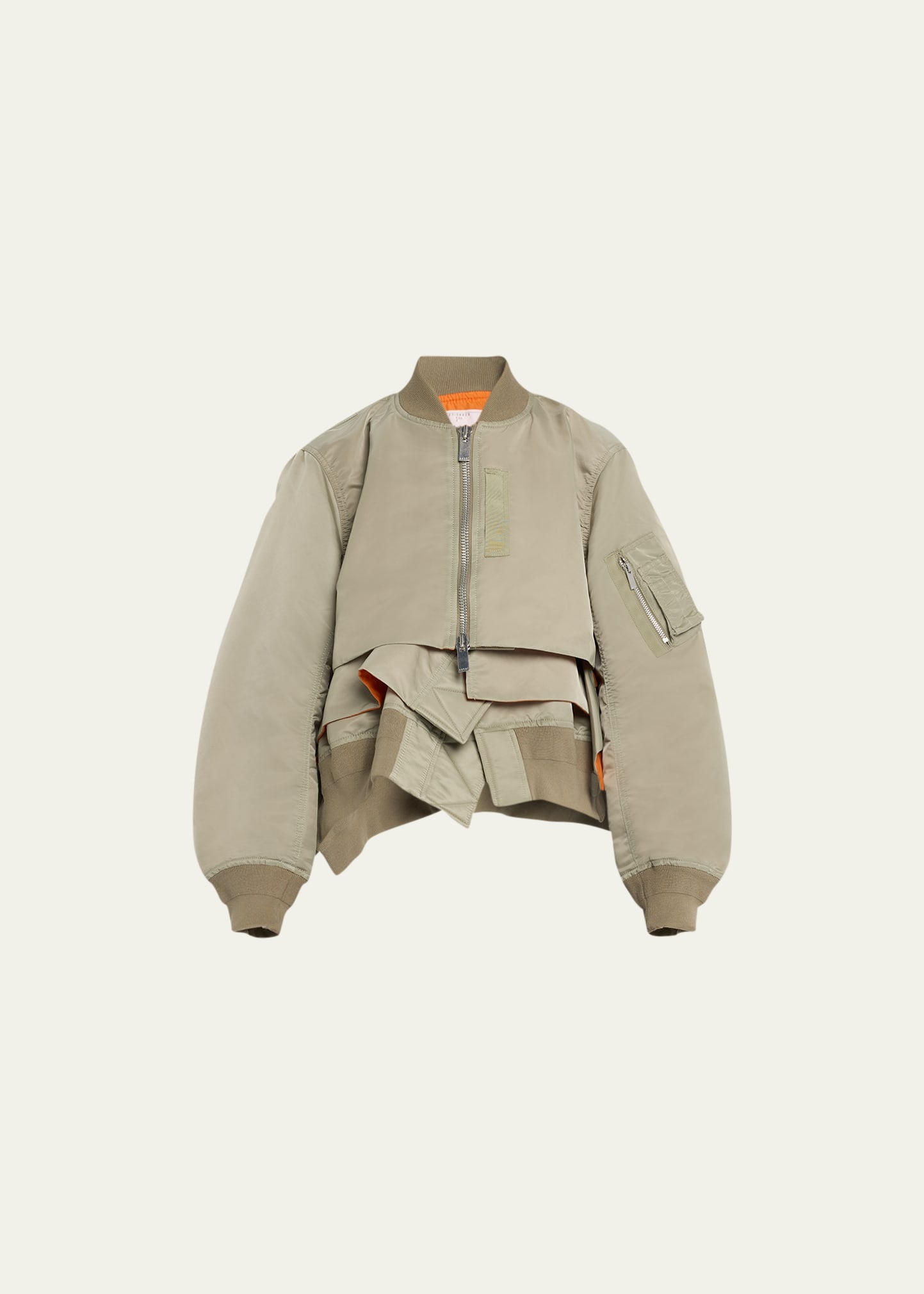 sacai Lace Ruffle Bomber Jacket レース サイズ1 sacai Lace Ruffle Bomber Jacket レース サイズ1 sacai Ruffle Layer