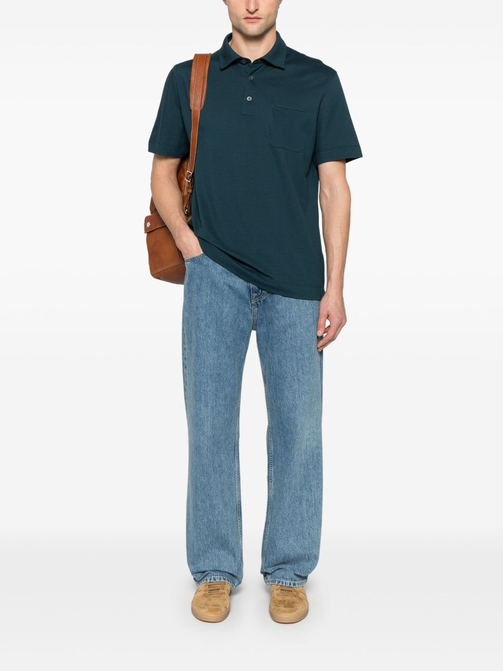 cotton polo shirt - 2