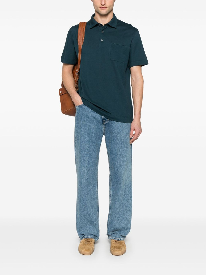 ZEGNA cotton polo shirt outlook