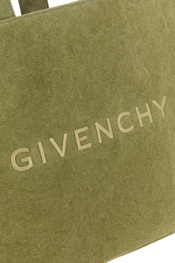 Khaki canvas Givenchy shopping bag - 4