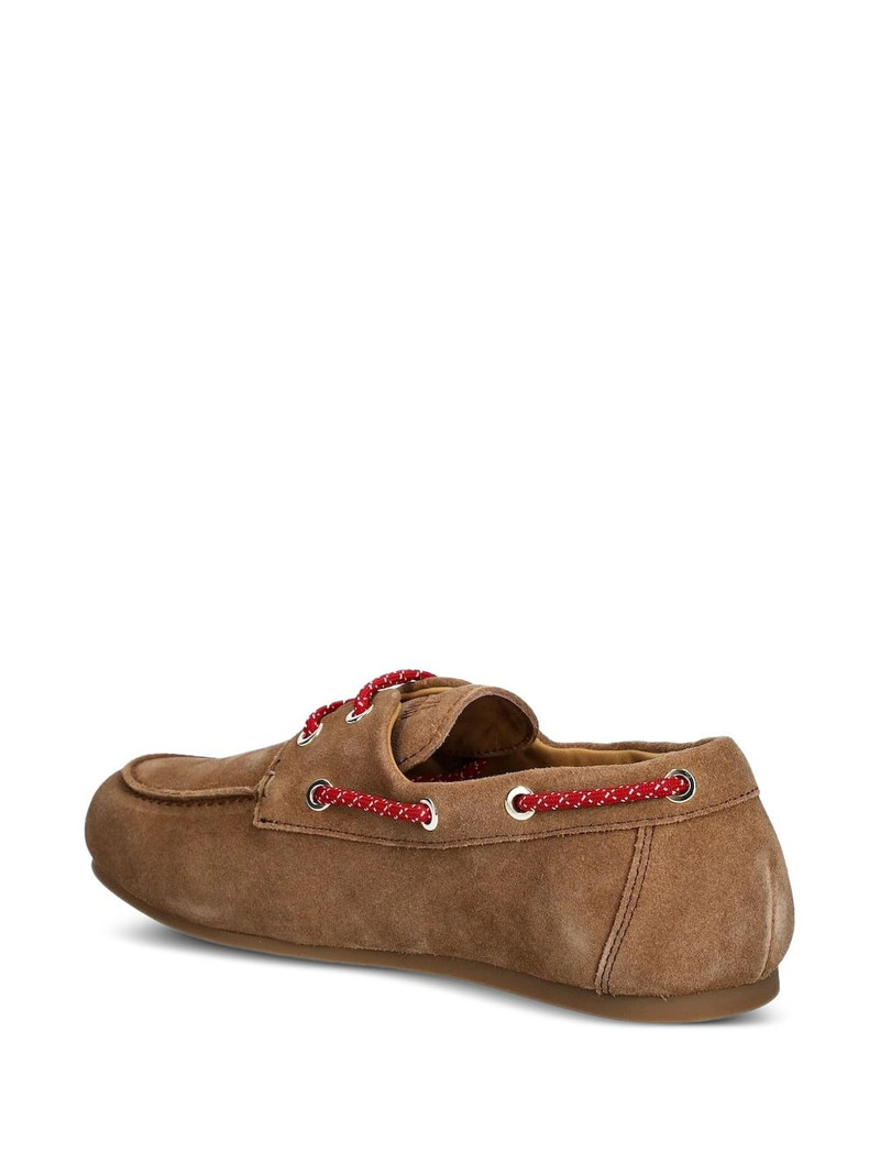 Moschino suede loafers outlook