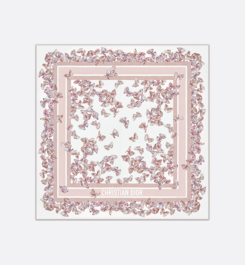 Dior Camo Papillon 90 Square Scarf 1