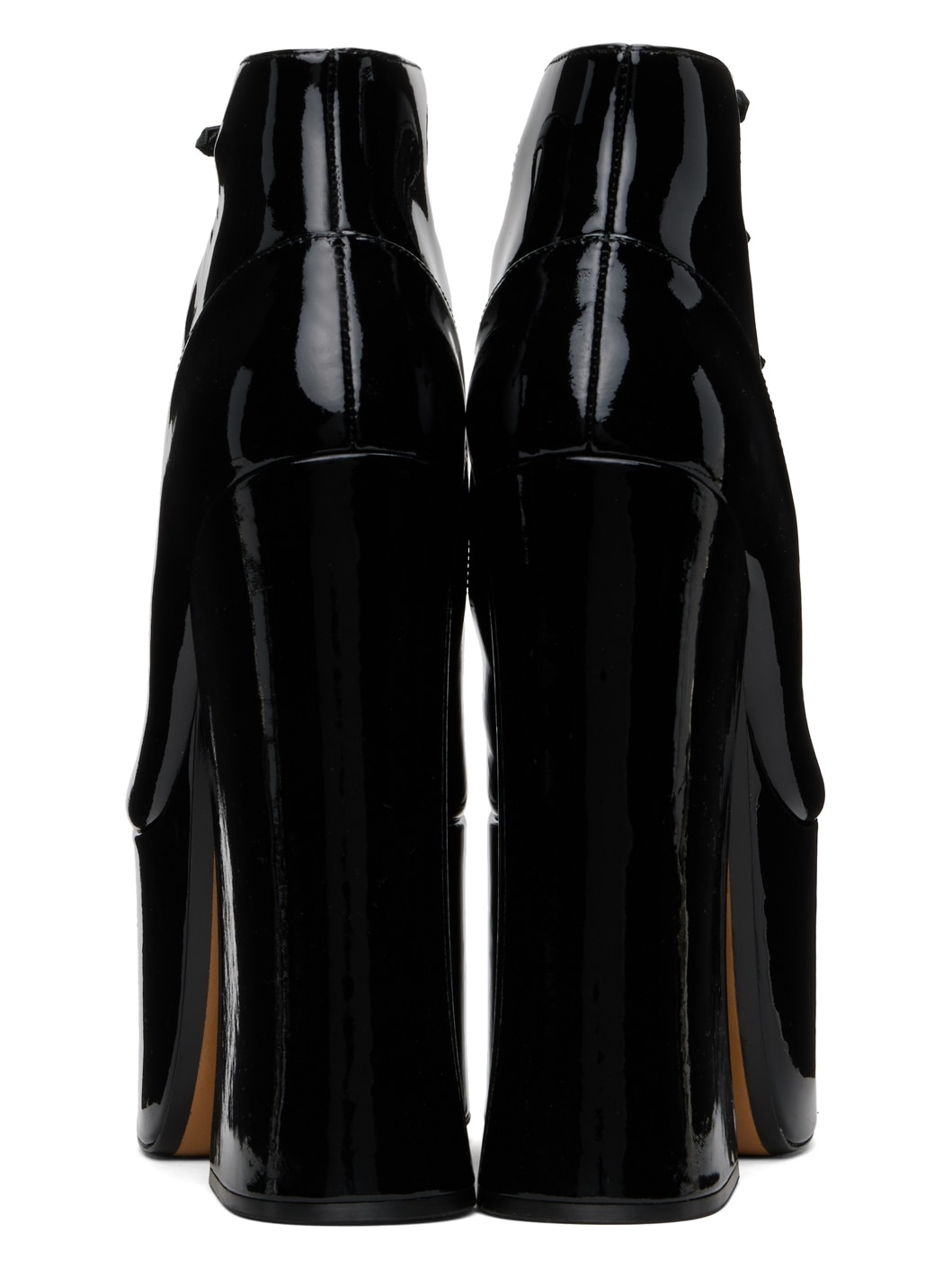 Black 'The Patent Leather Kiki' Heels - 2
