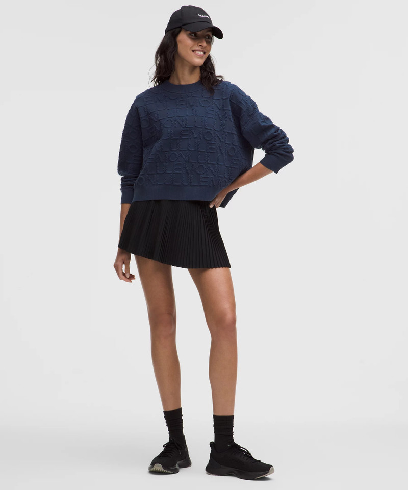 lululemon Cotton-Blend Jacquard Crewneck Sweater outlook