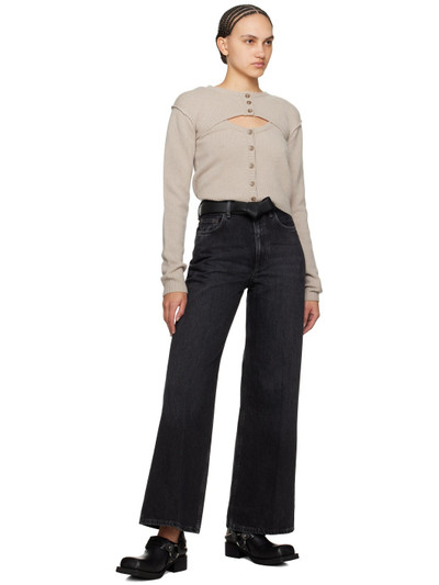 Acne Studios Black Relaxed-Fit Jeans outlook