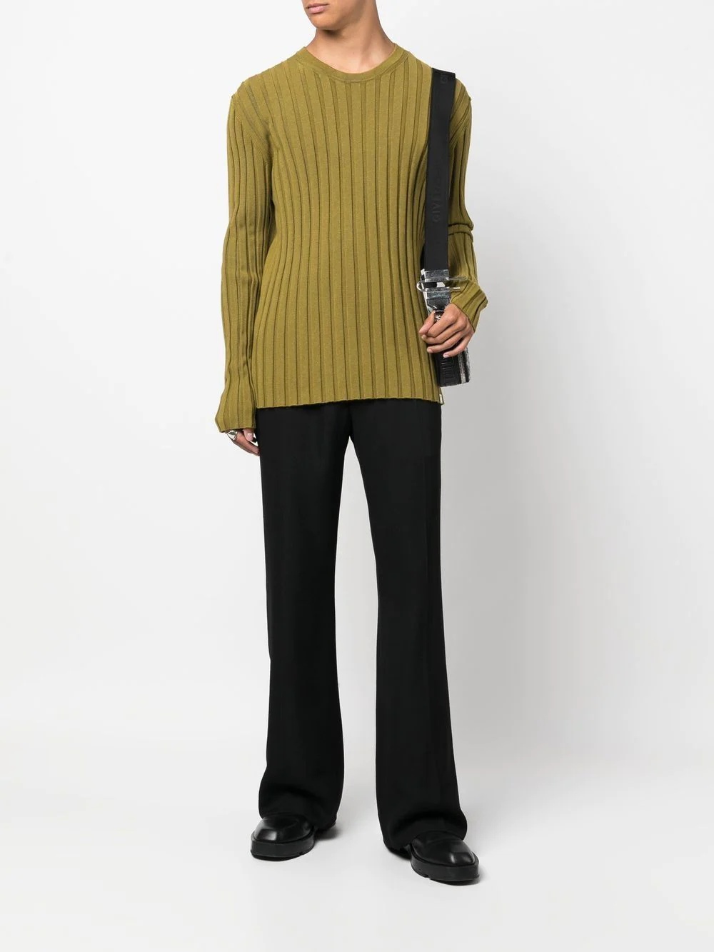 ribbed-knit jumper - 2
