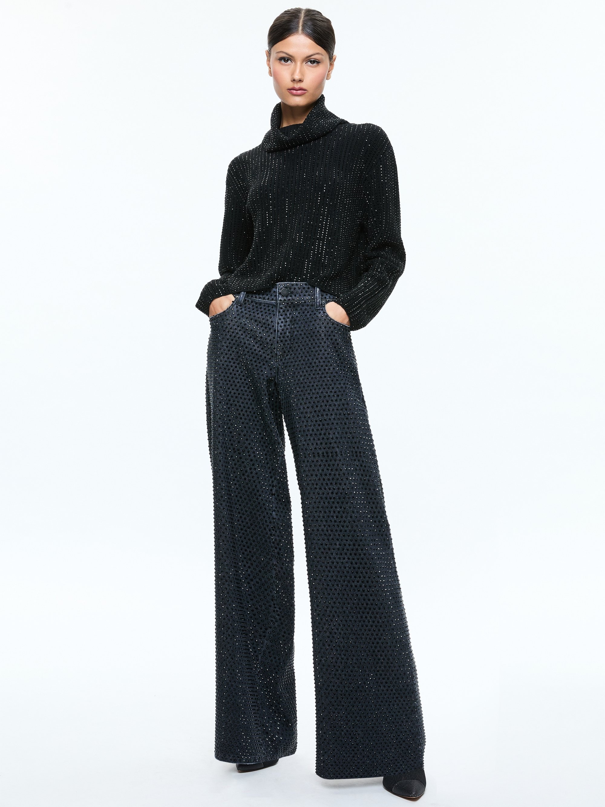 CORIN PULLOVER WITH HEATSET STONES - 3