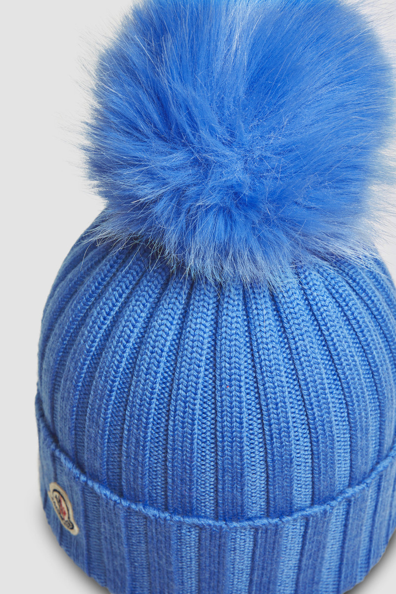 Wool Beanie with Pom Pom 5