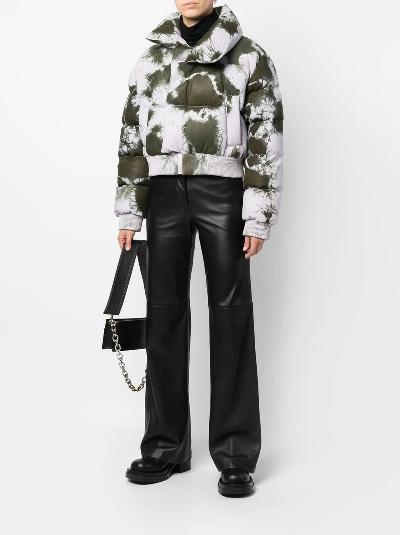 Off-White tie-dye puffer jacket outlook