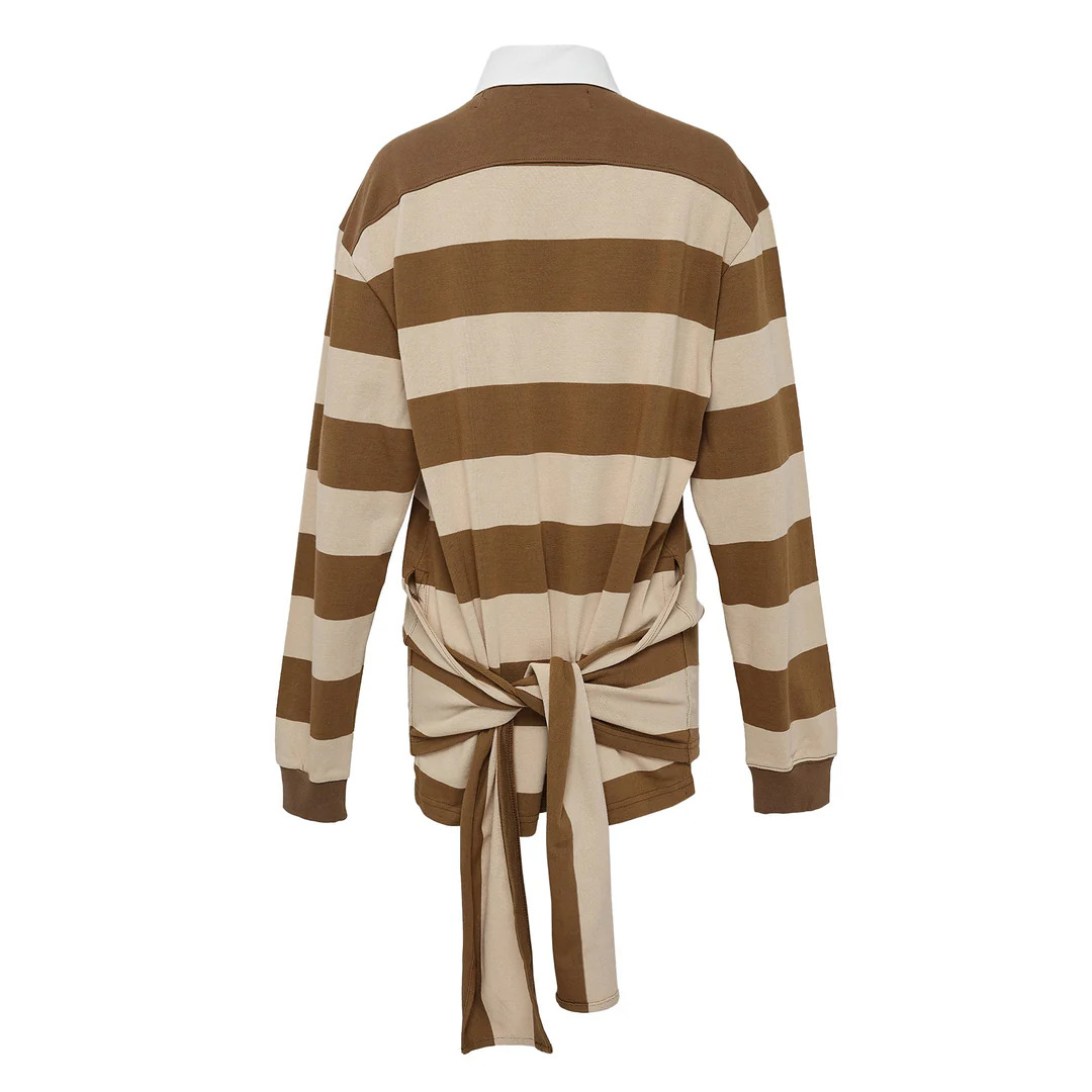 Stripe Trim Rugby Shirt - 2