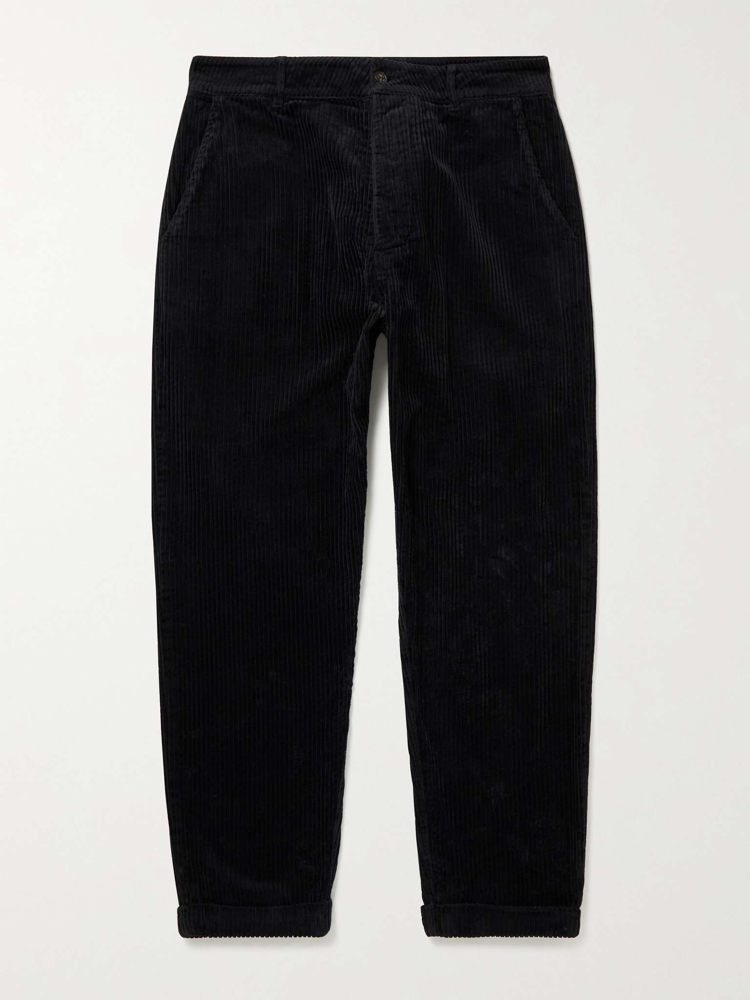 RB Straight-Leg Cotton-Corduroy Trousers - 1