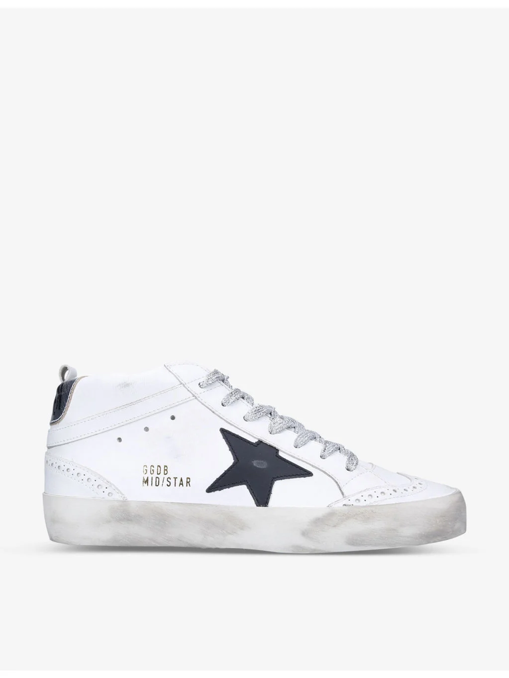 Women's Mid Star 10238 가죽 트레이너 - 1