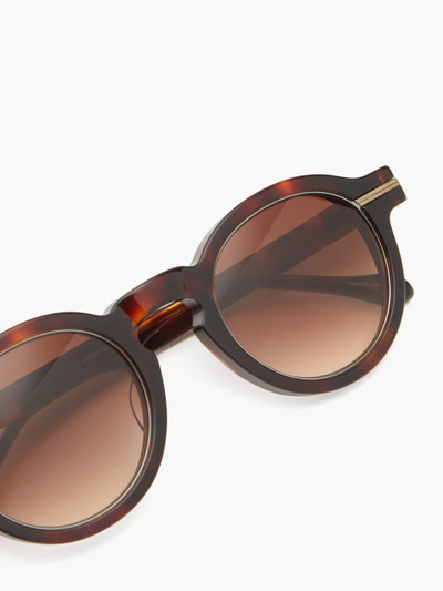 MATSUDA Round tortoiseshell-acetate sunglasses outlook