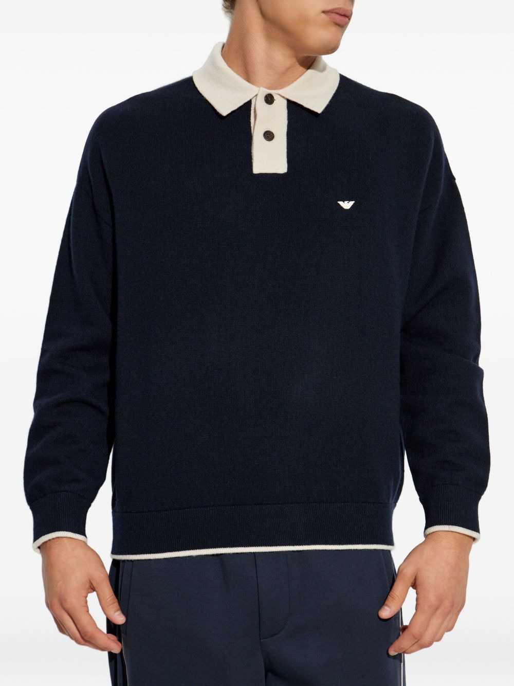 logo-detail polo shirt - 3