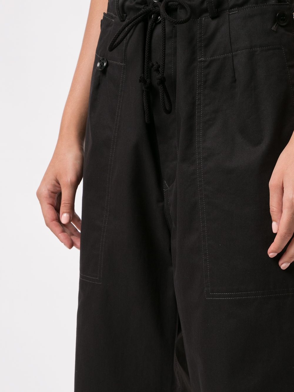 paperbag-waist trousers - 5