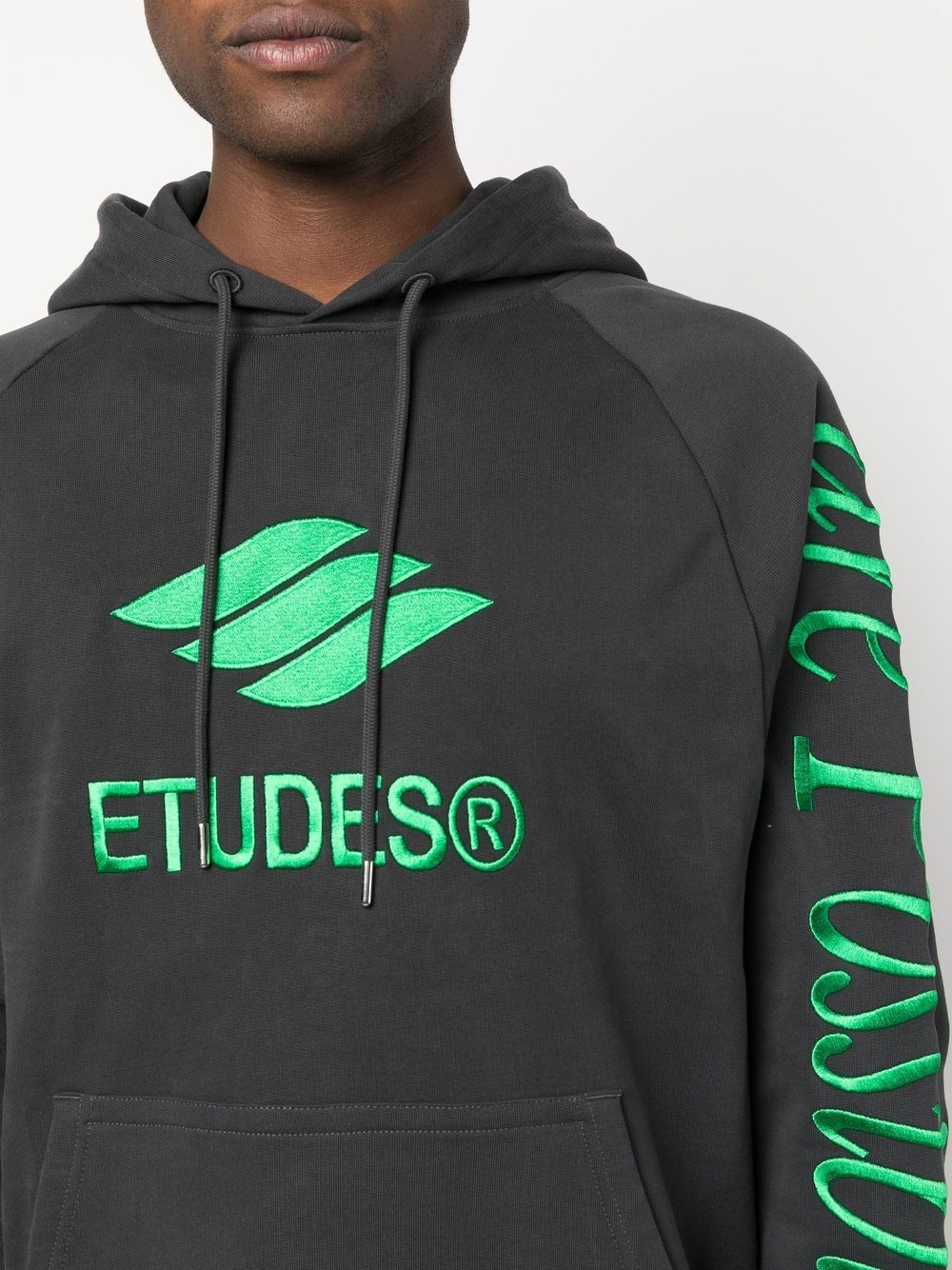 Racing Eco logo-embroidered hoodie - 5