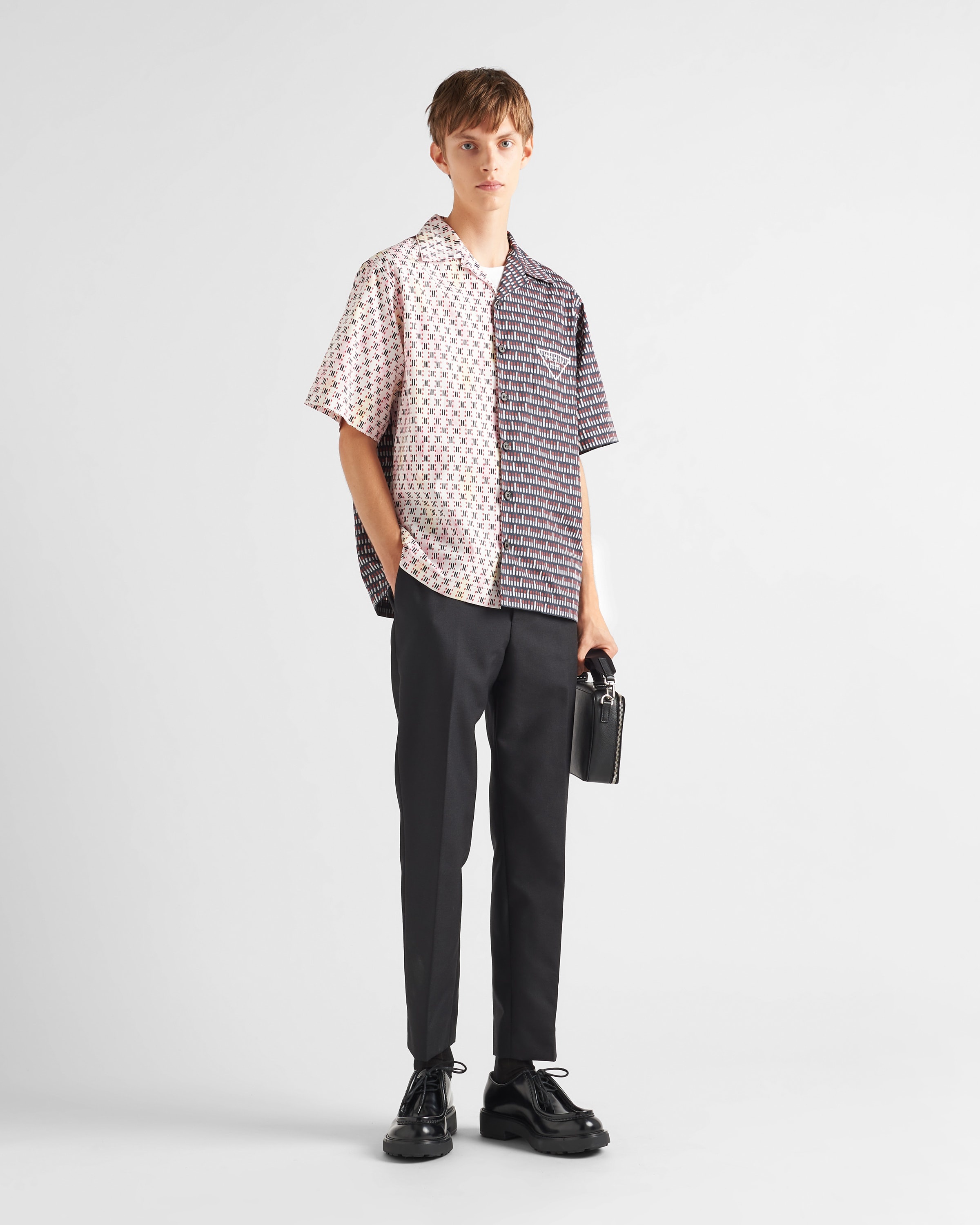 Double Match cotton shirt - 2