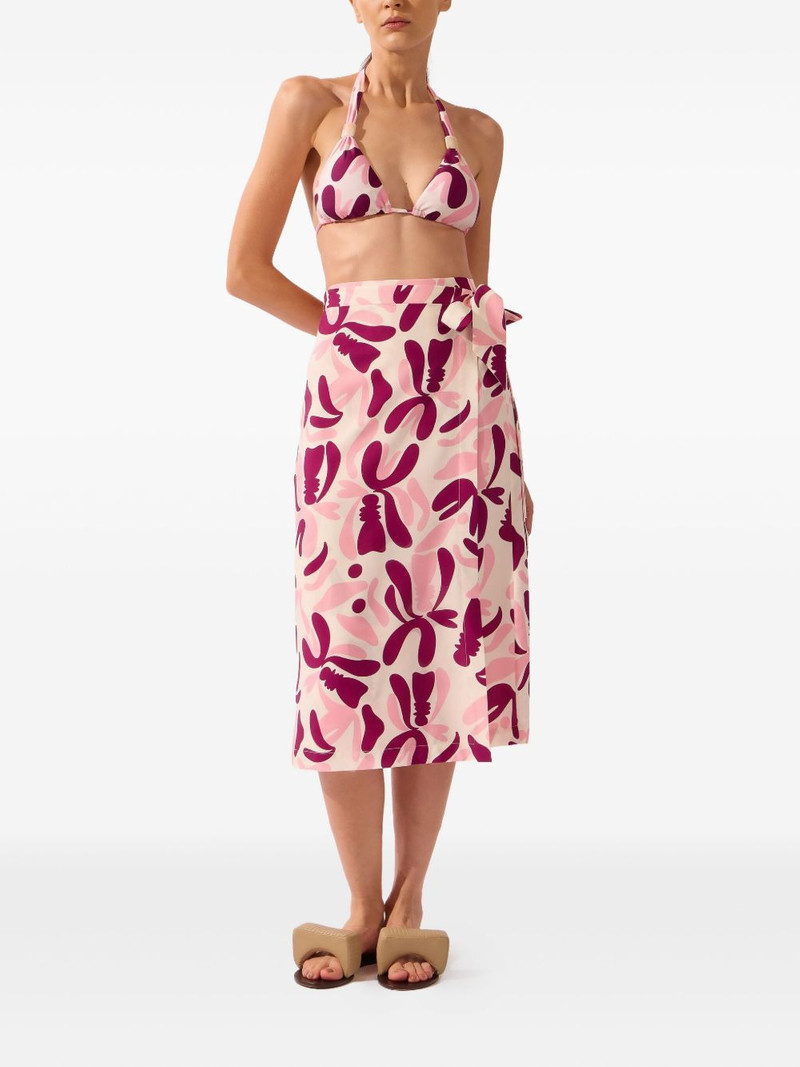ADRIANA DEGREAS bold floral sarong outlook