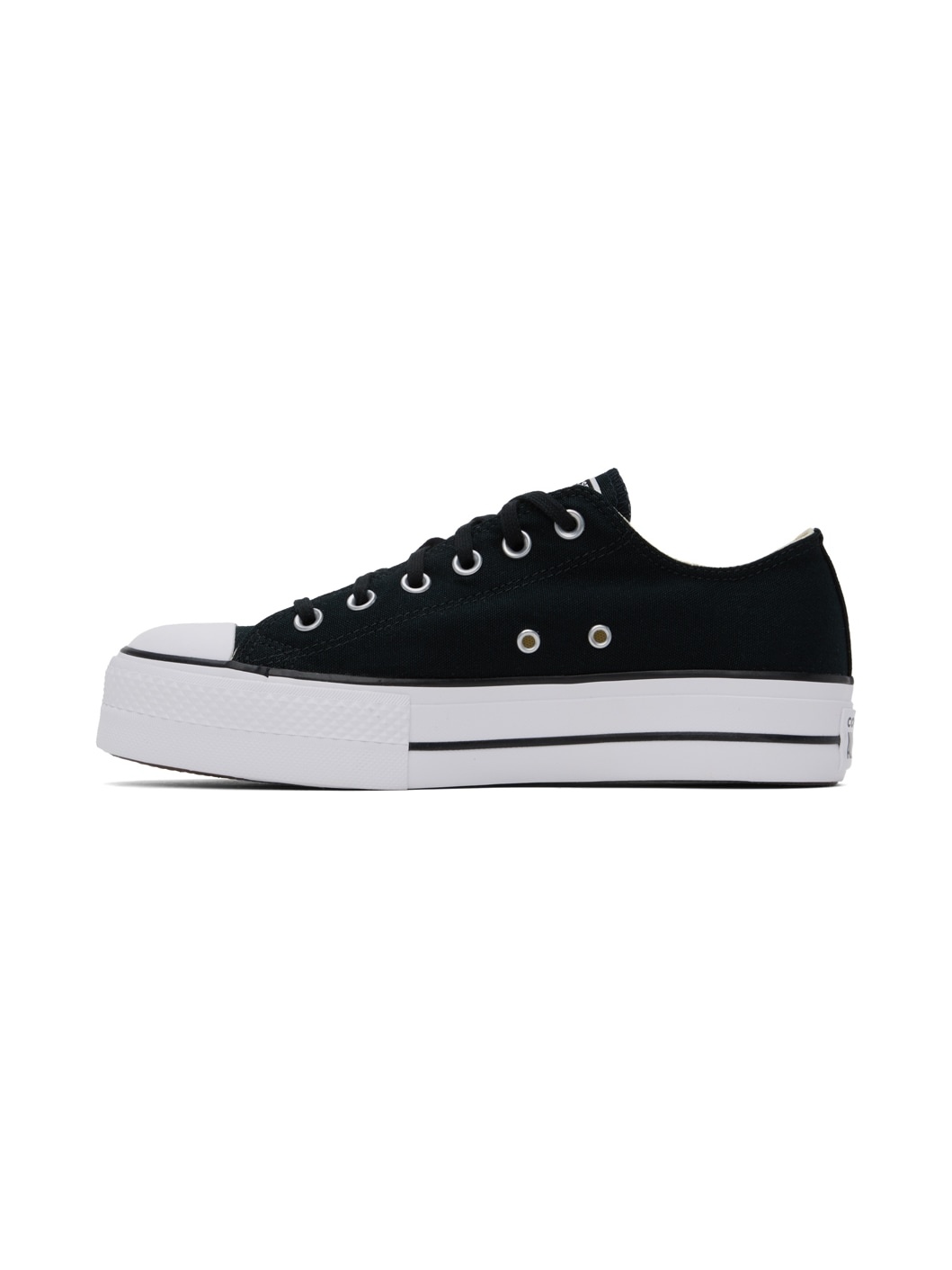 Black Chuck Taylor All Star Lift Low Top Sneakers - 3