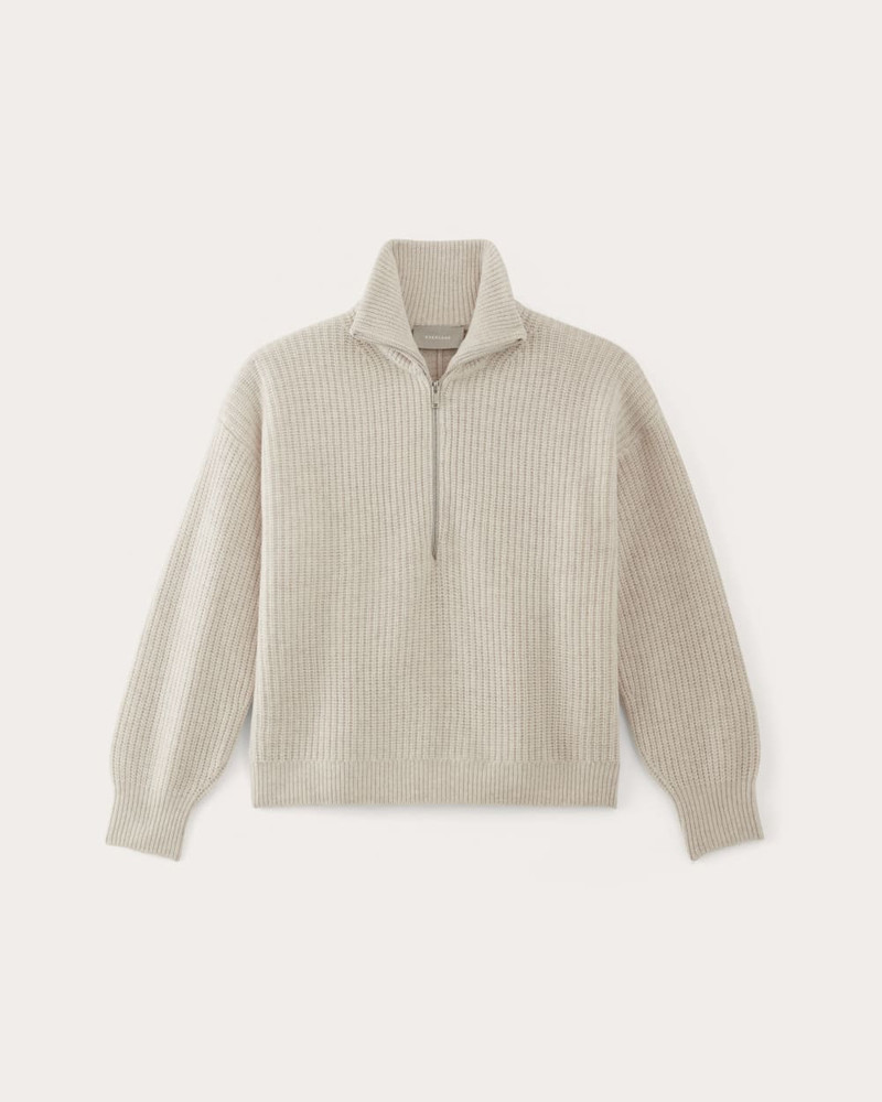 THE HALF-ZIP SWEATER IN LUXE MERINO 1