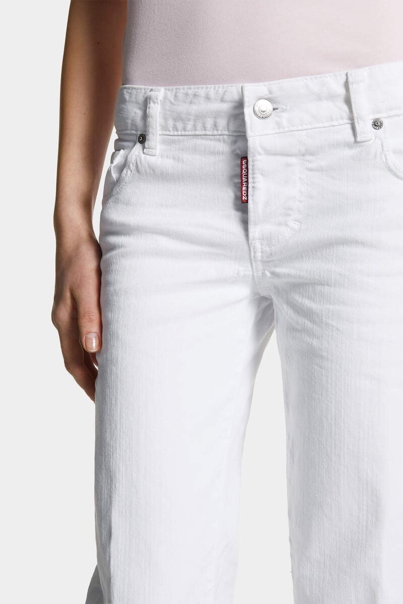 WHITE DYED JENNA JEANS - 5