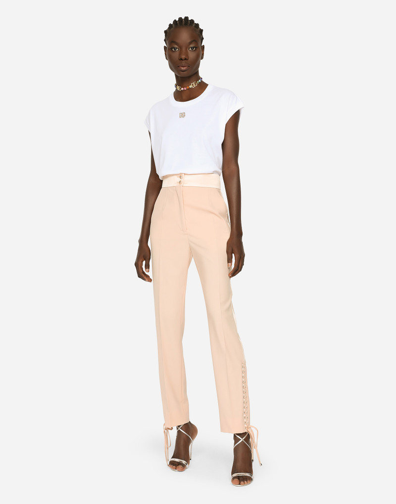 Dolce & Gabbana Gabardine tuxedo pants outlook