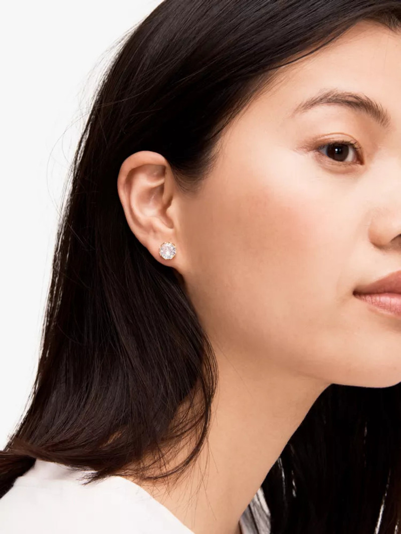 kate spade That Sparkle Round Earrings outlook