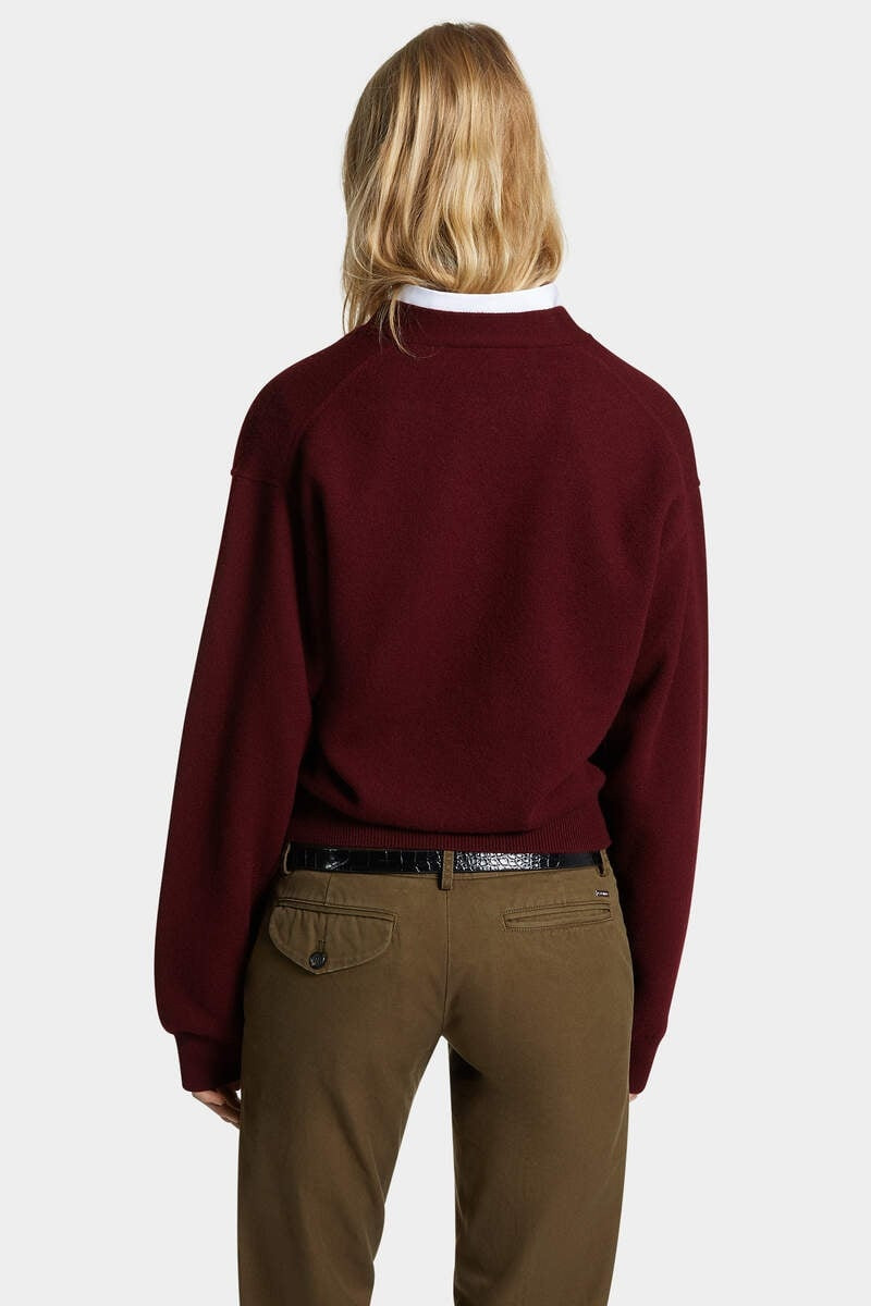V NECK PULLOVER 4