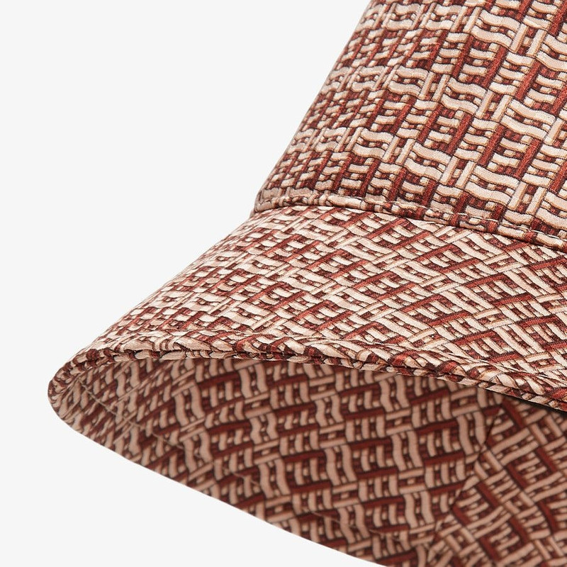 FENDI Pink silk bucket hat outlook