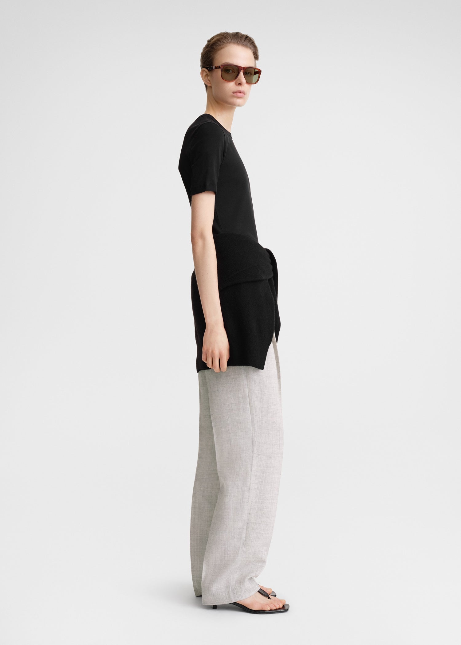 Classic rib tee black - 3