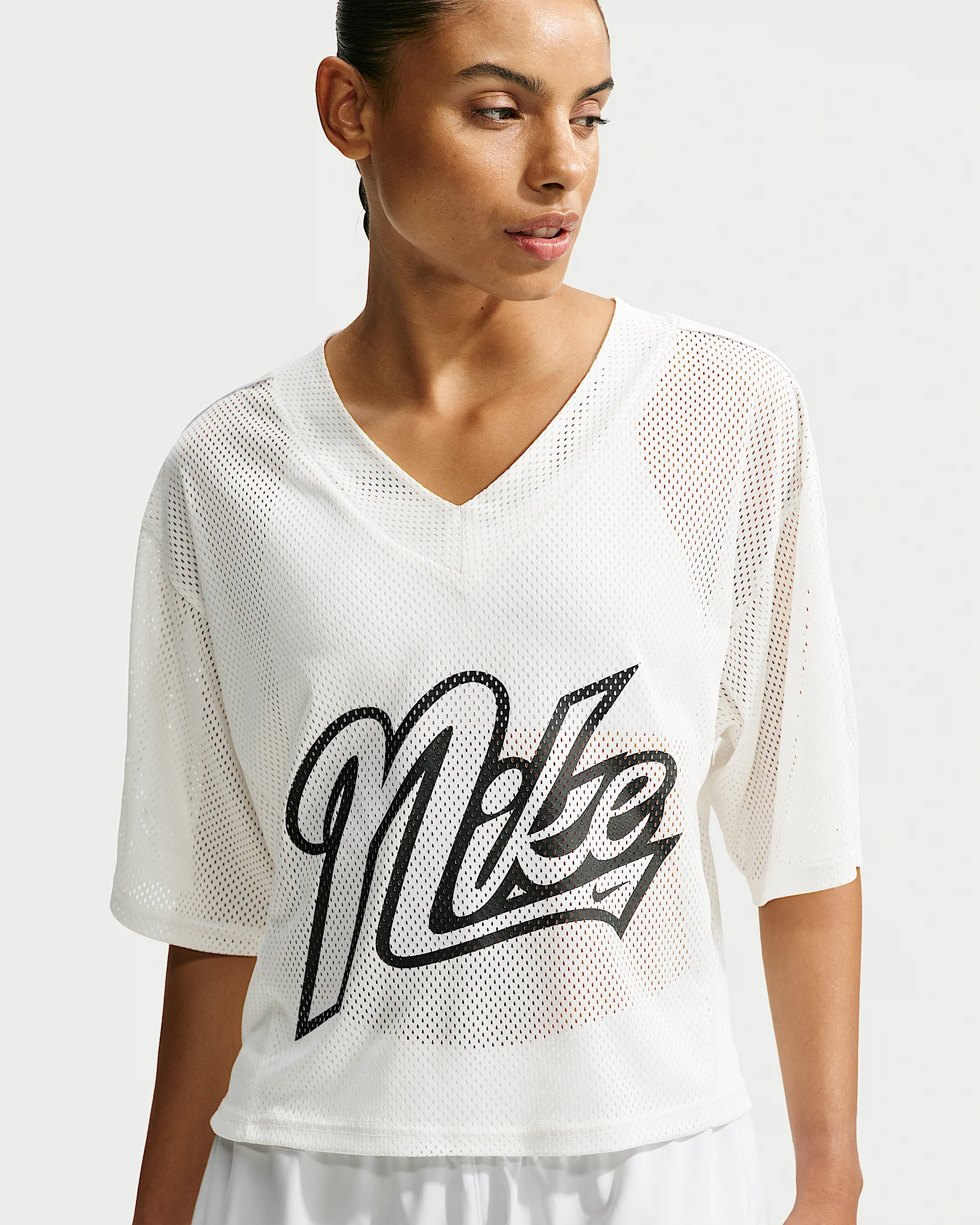 Nike One Women's Dri-FIT Oversized Short-Sleeve Top - 1