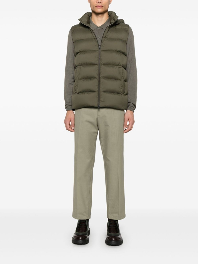 Herno quilted gilet outlook