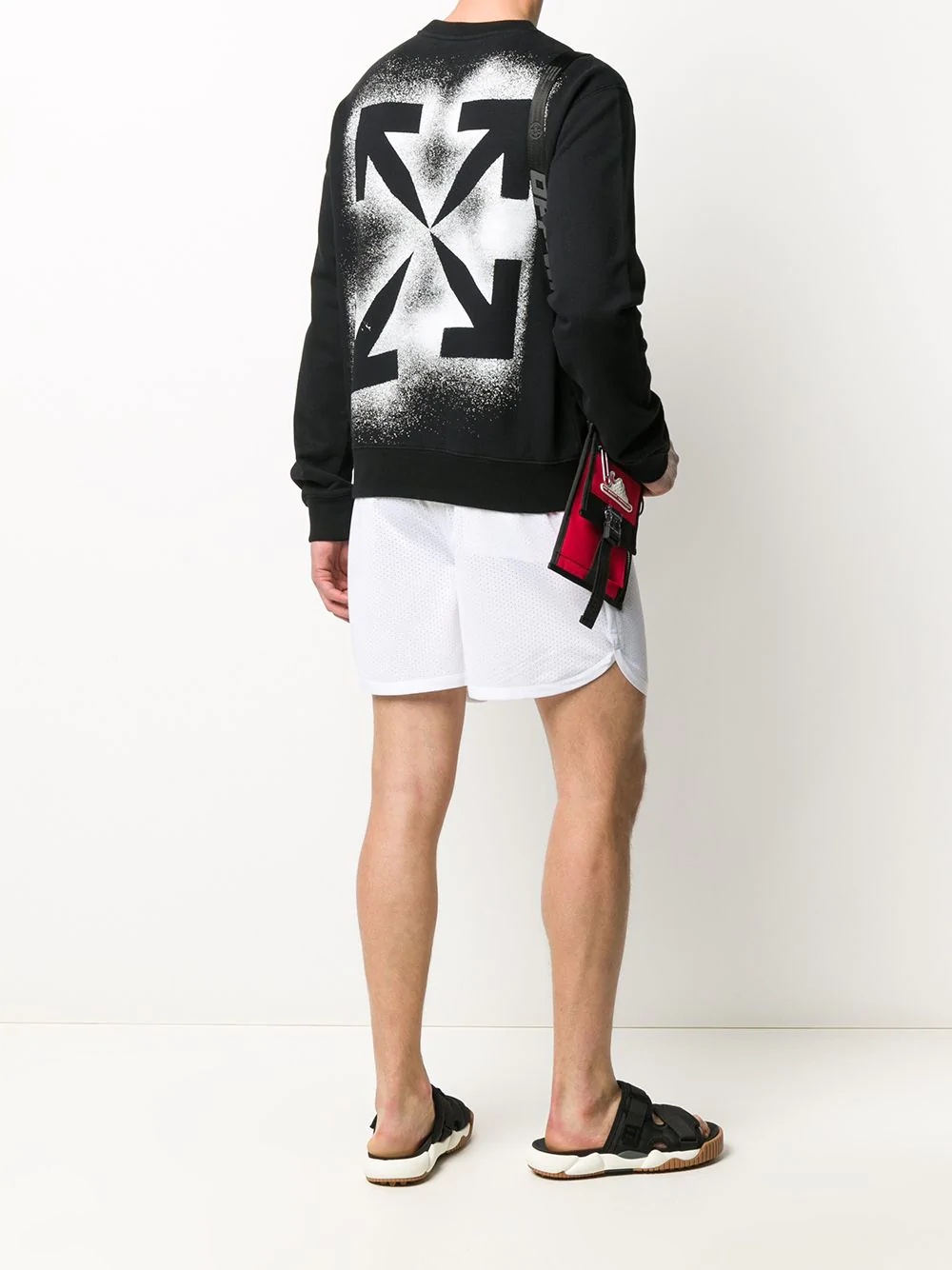 Stencil Arrows crew-neck sweatshirt - 2