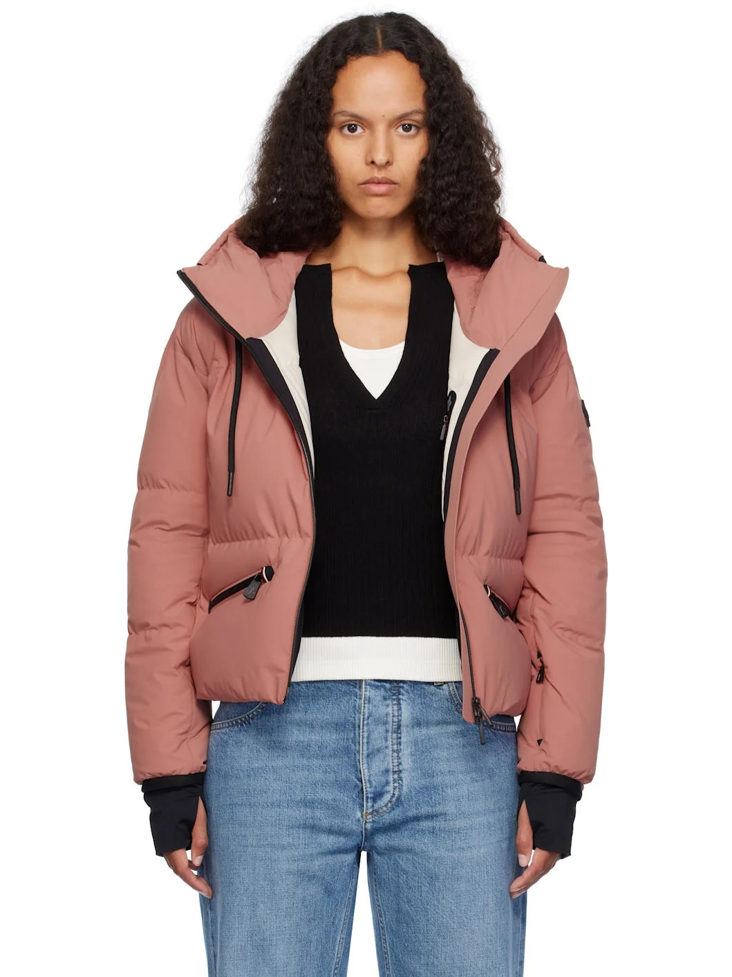 Pink Allesaz Down Jacket - 1
