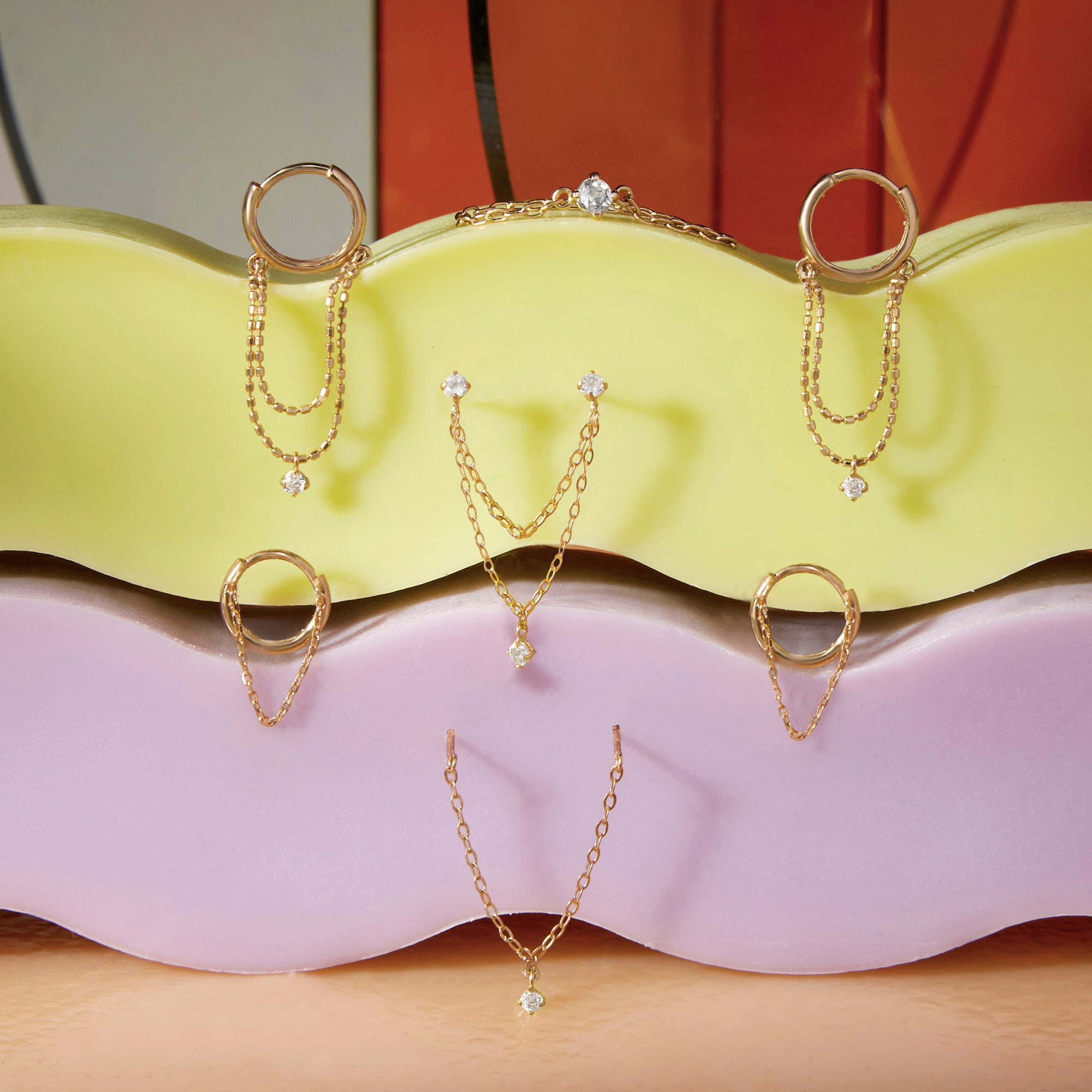 Chain Reaction Linked Stud - 7