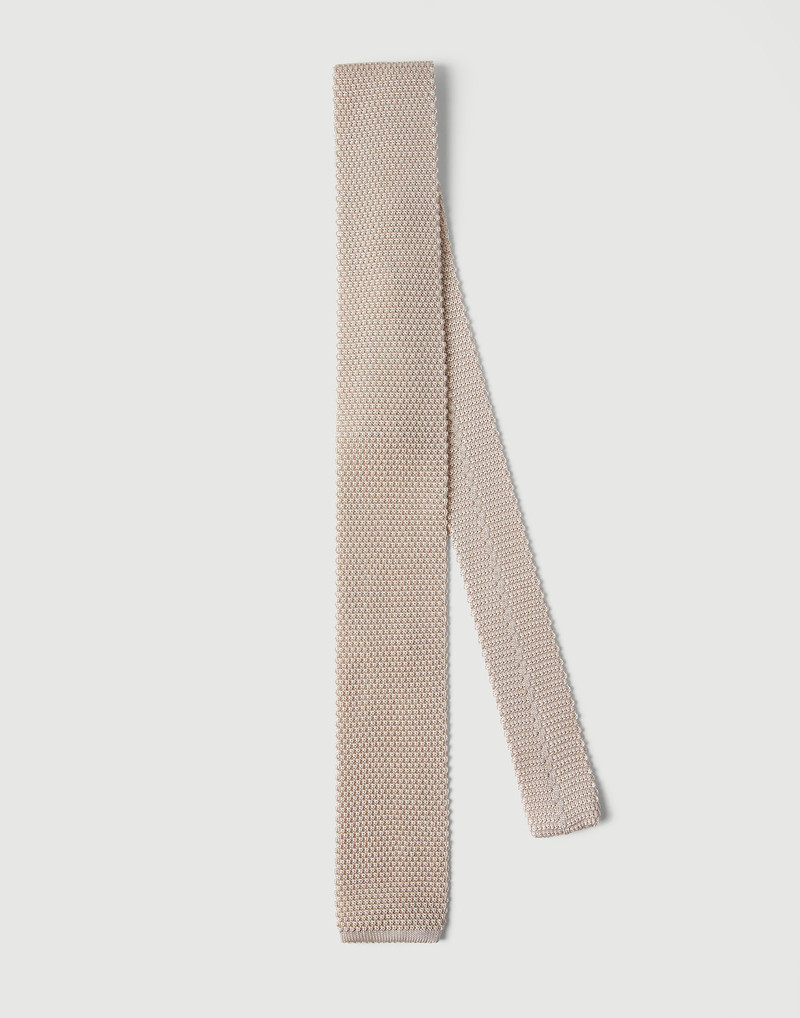 Silk knit tie 1