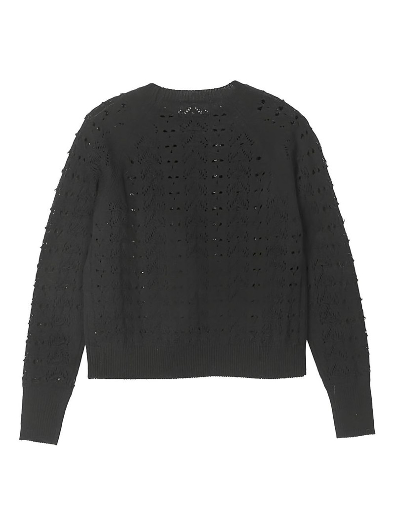CECILIE BAHNSEN Bidane wool sweater outlook