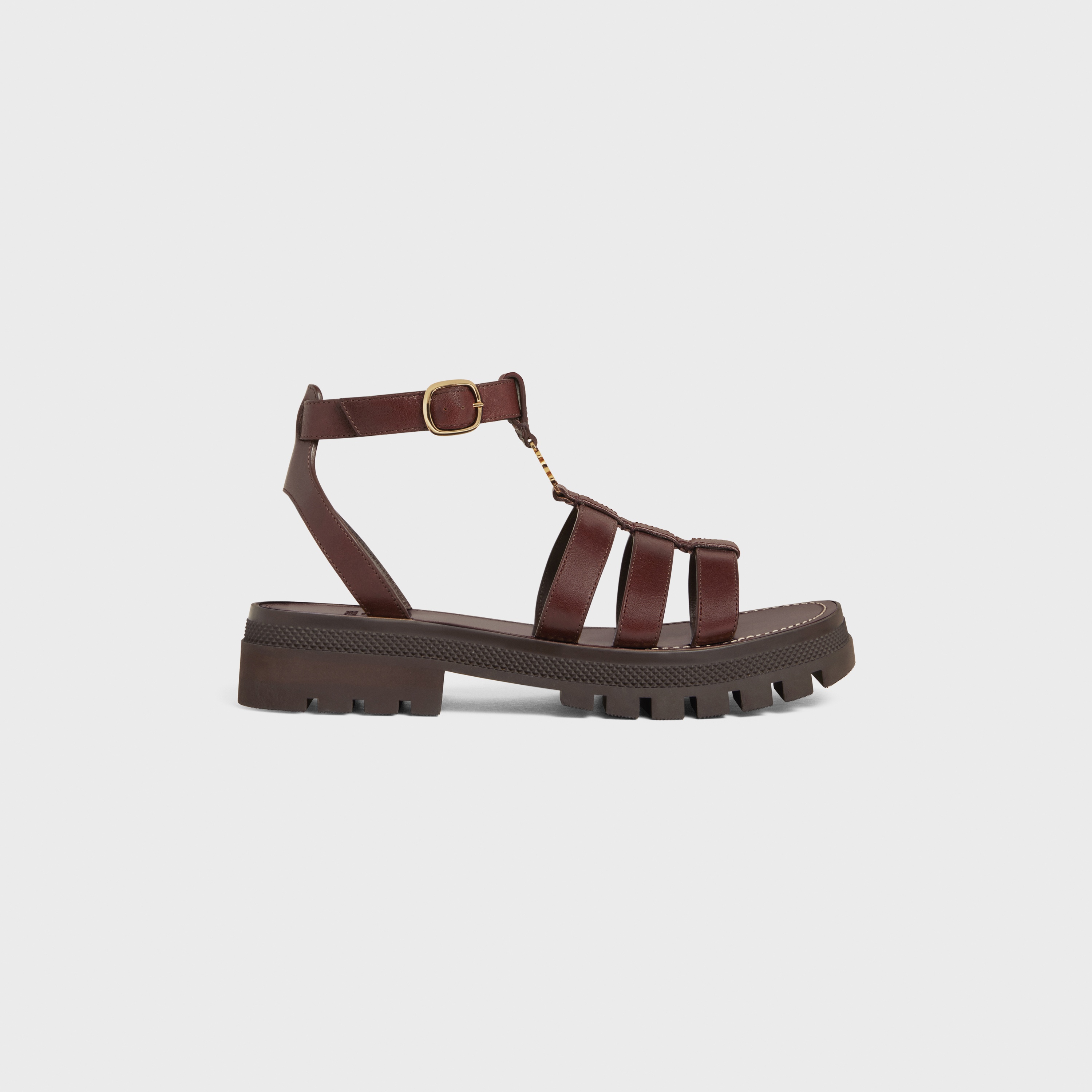 CLEA TRIOMPHE GLADIATOR CHUNKY SANDAL in Vegetal Calfskin - 1