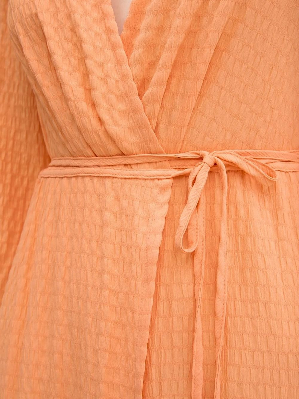 wrap midi dress - 4