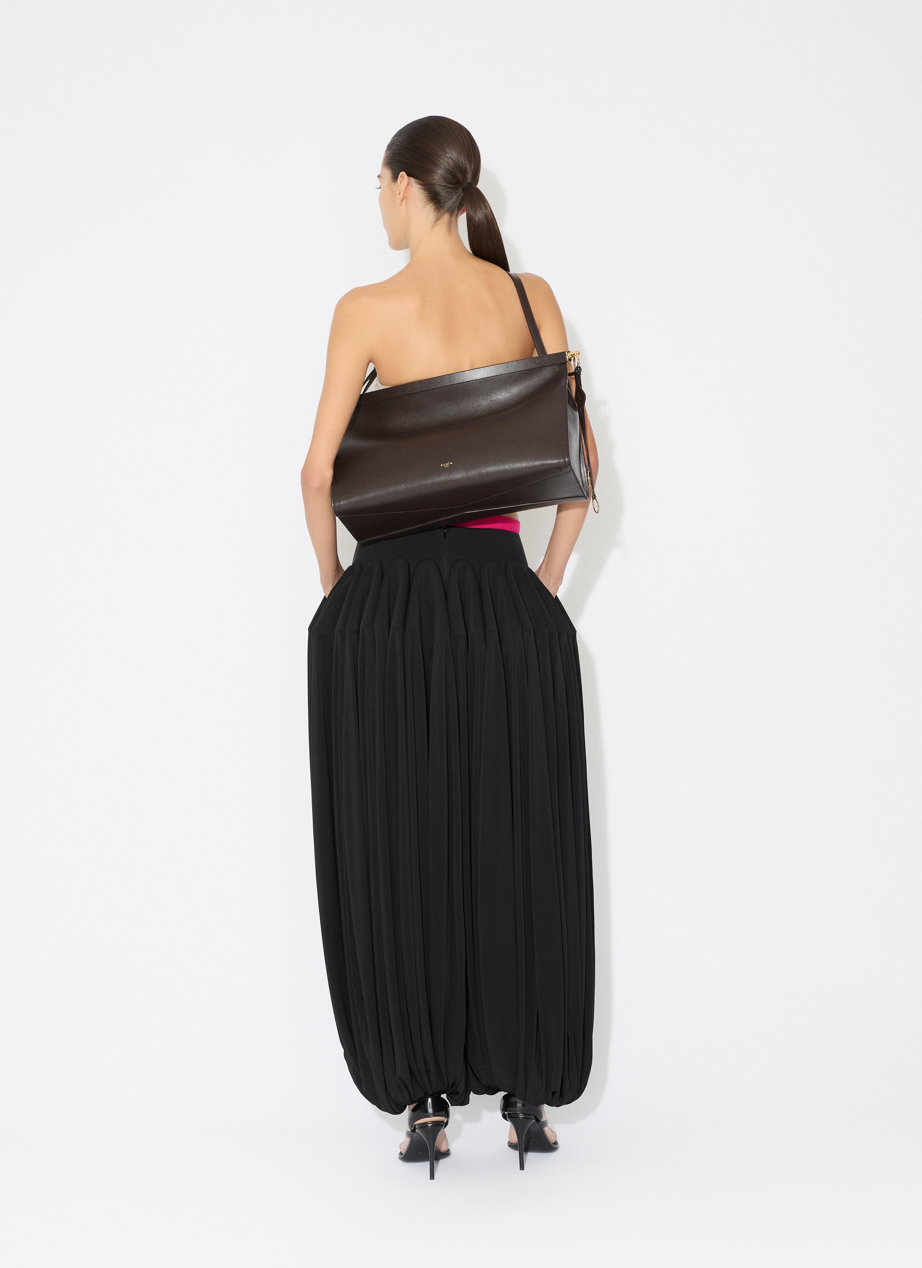 JERSEY PEPLUM PANTS - 3