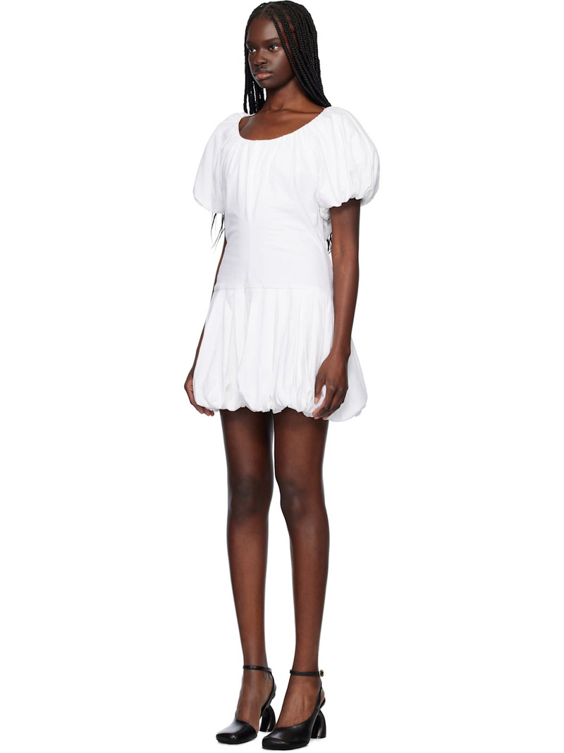 RENAISSANCE RENAISSANCE White Vera Belted Minidress outlook